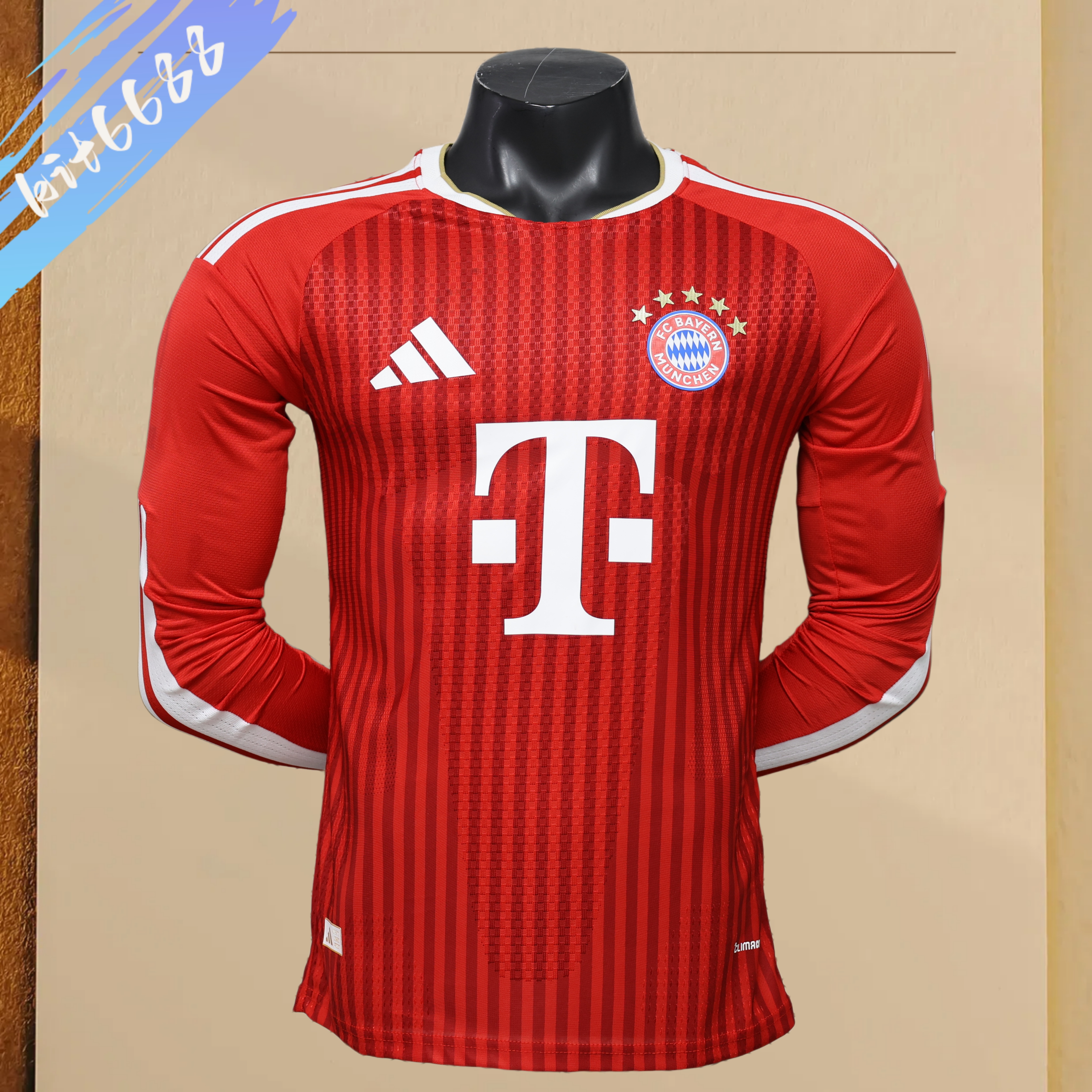 2026/2027 Bayern Munich Home Long Sleeve Football Shirt (Player version)