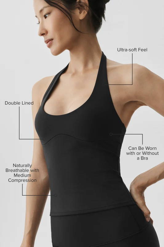 ALO Softsculpt Precision Halter Tank