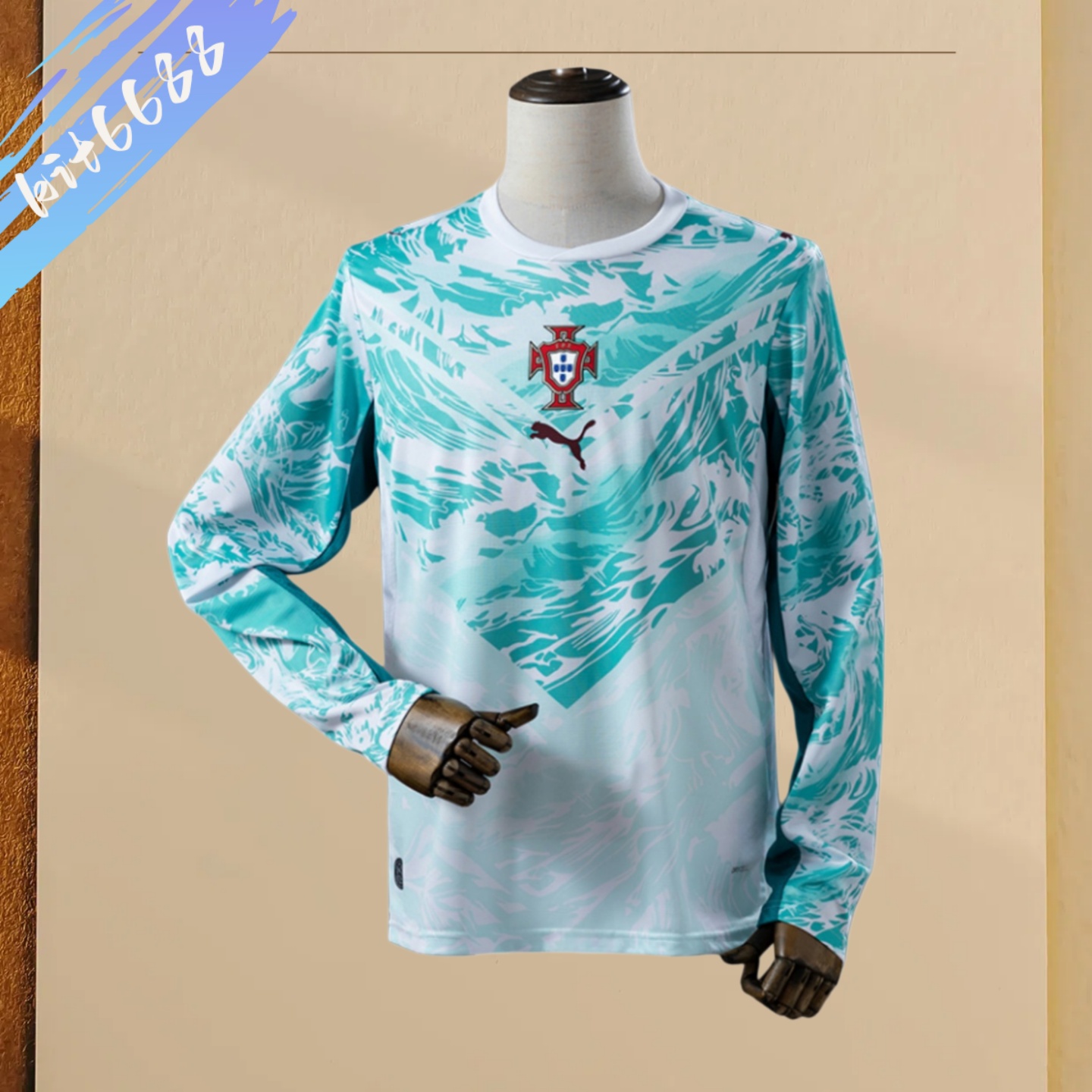 26/27 Portugal Away long Football Shirt  (Fan Edition)