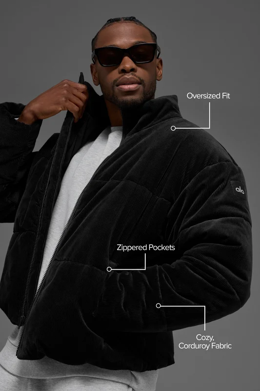 Corduroy Stage Puffer