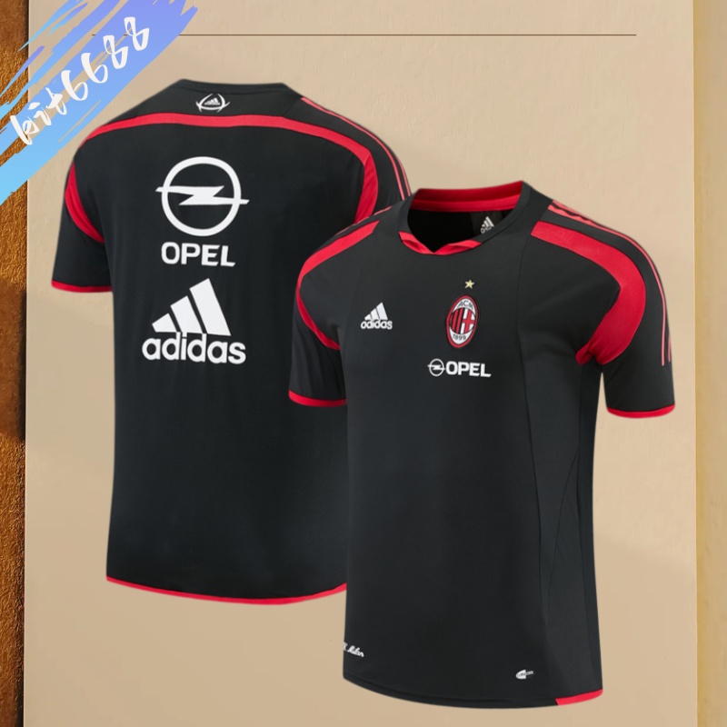 04/05 AC Milan retro training suit short sleeved football shirt
