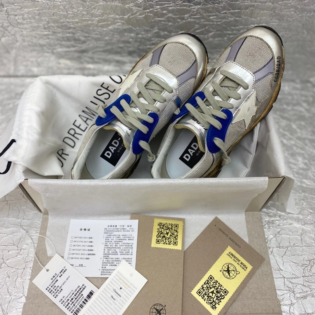 Golden Goose Running Sole Genuine Leather Running Shoes