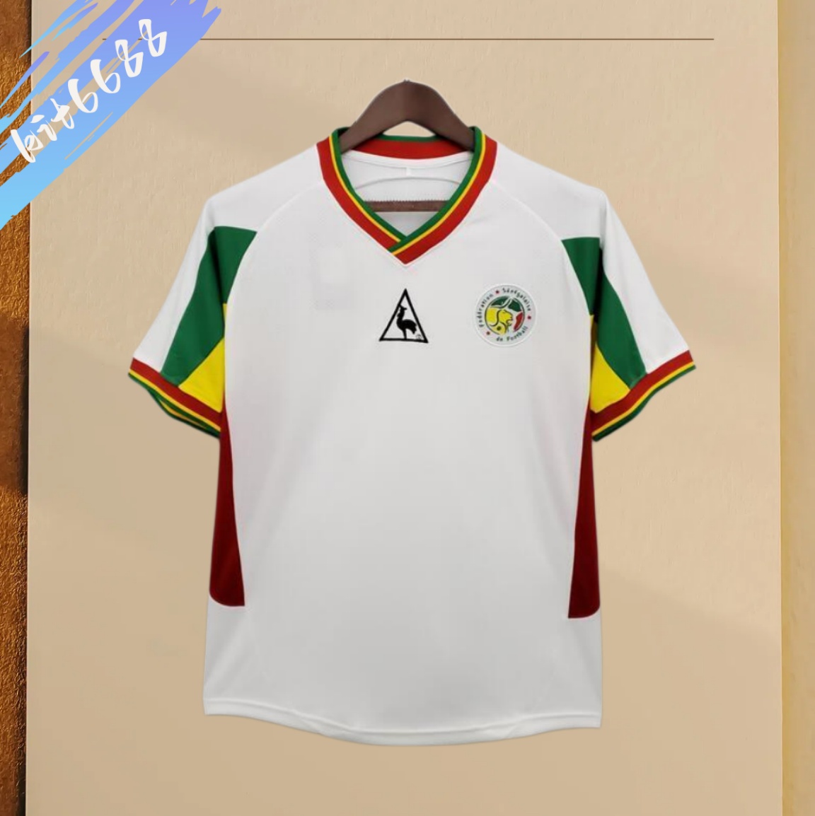 2002 Senegal home Retro Football Shirt