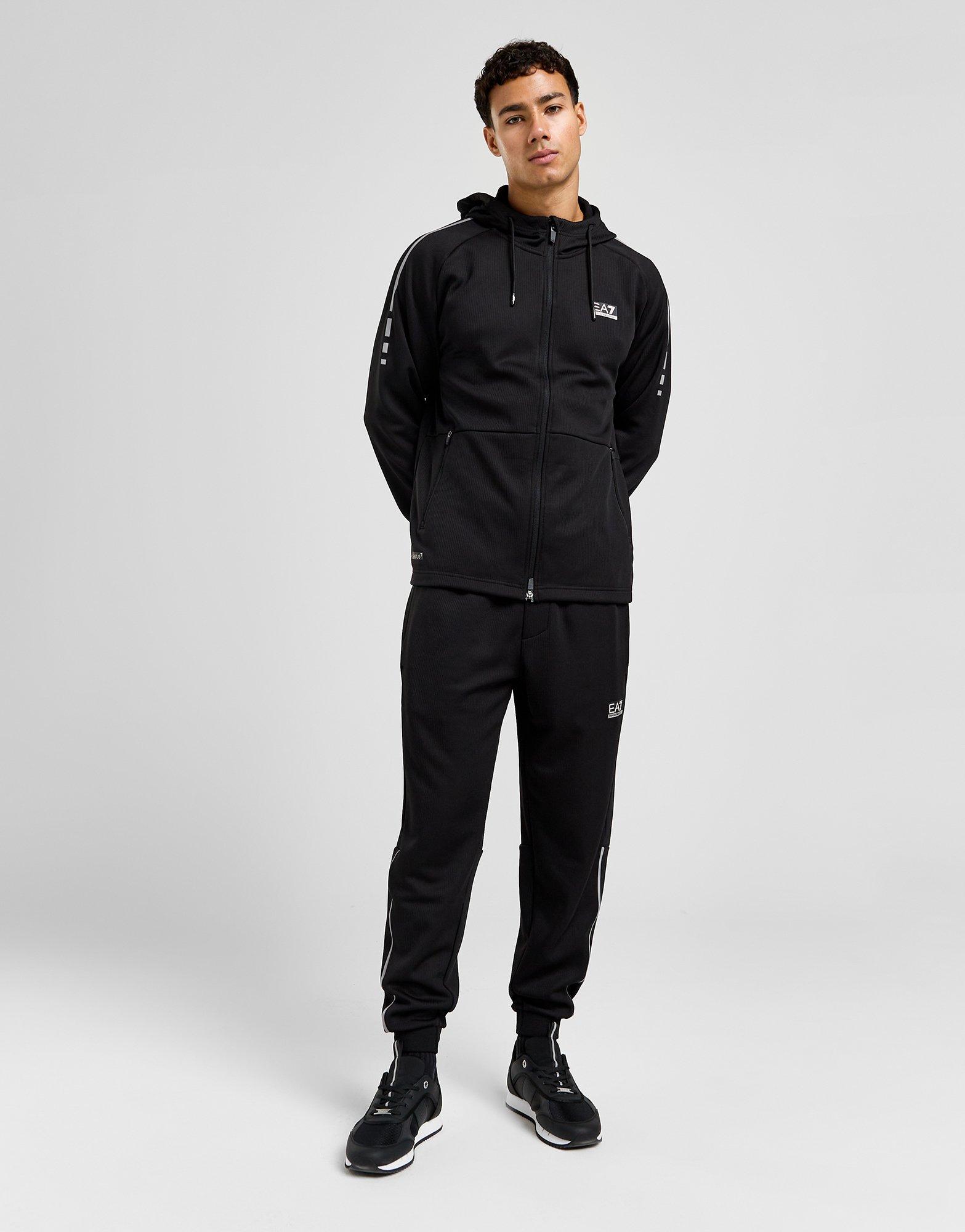 EA7 Emporio Armani Ventus 7 Reflective Full Zip Hoodie