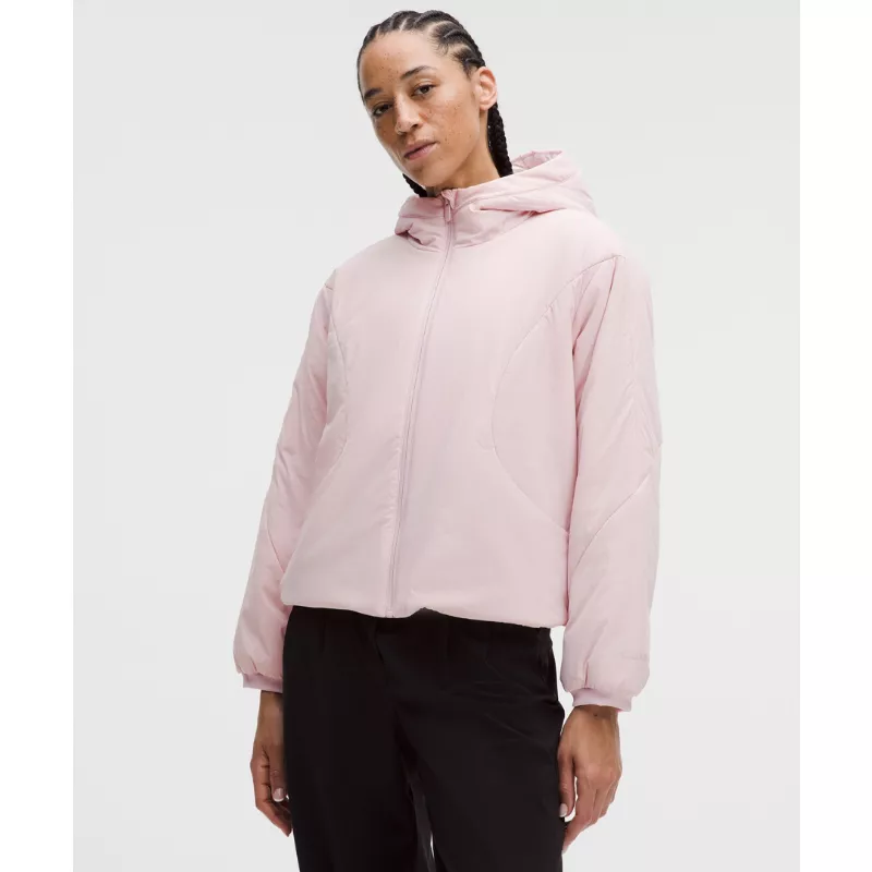 Water-Resistant Insulated Hooded Jacket