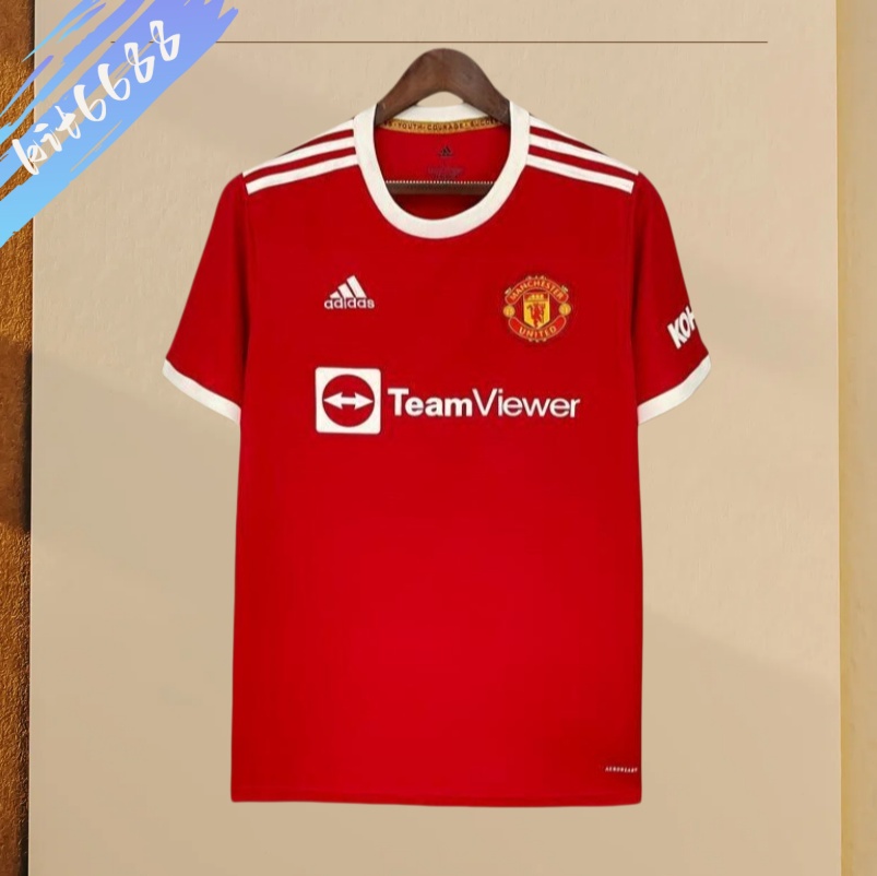 21/22Manchester United home  retro football jersey
