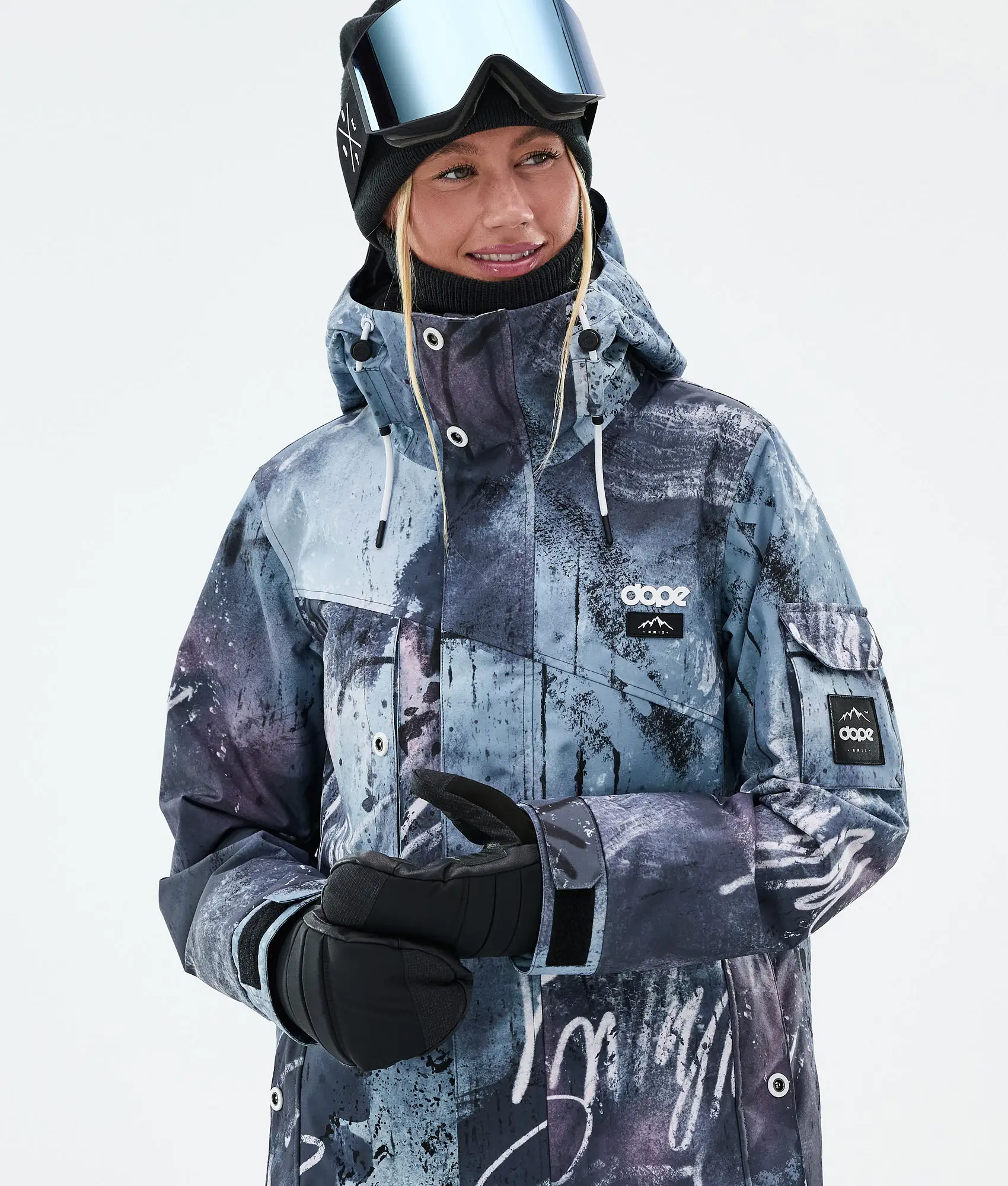 Adept W Snowboard Jacket Women Punk Blue