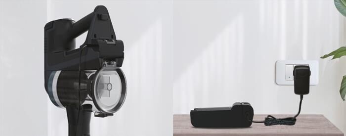 HOOVER - Aspirapolvere ricaricabile HF401P 011-Nero, Argento