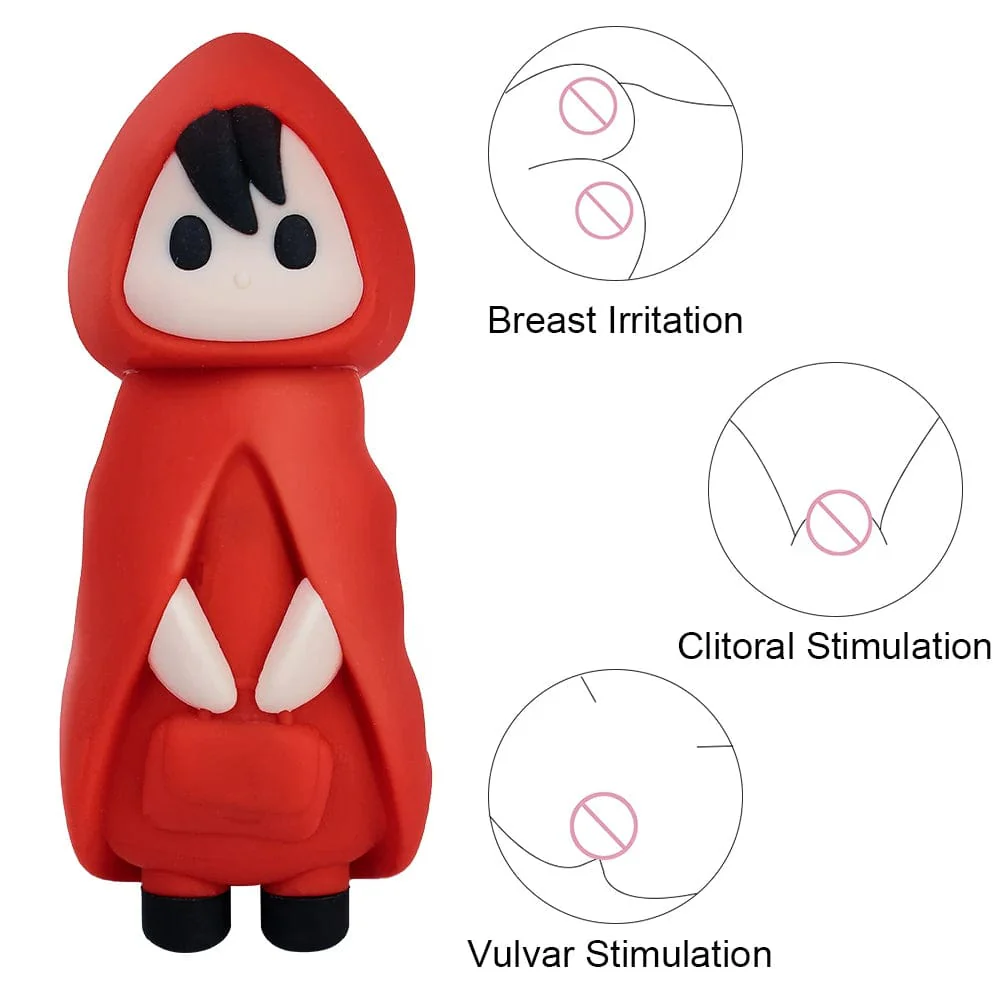 Mlovexy - Little Red Riding Hood Christmas Orgasm Egg Vibrating Clitoris Nipples Stimulator