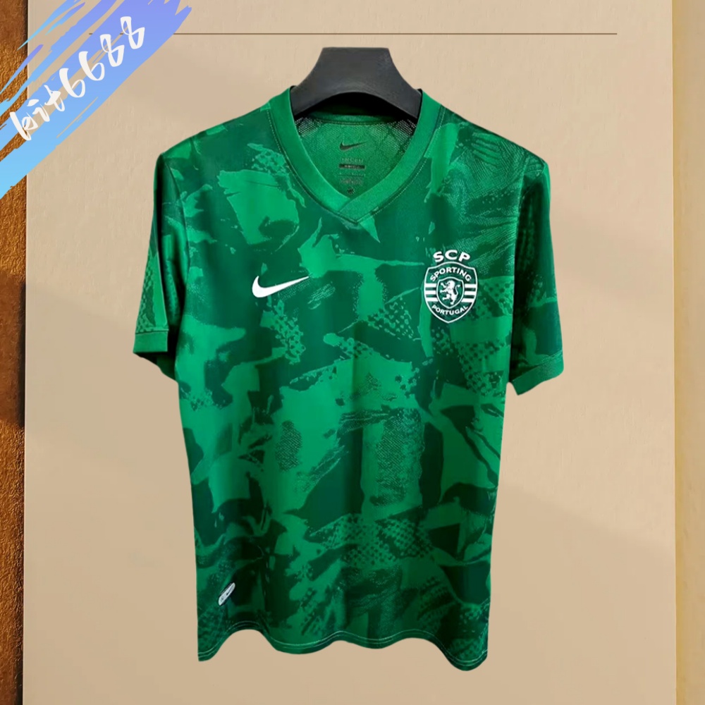 2025/2026 Sporting Lisbon Pre-match Training Football Shirt（Fan Edition）