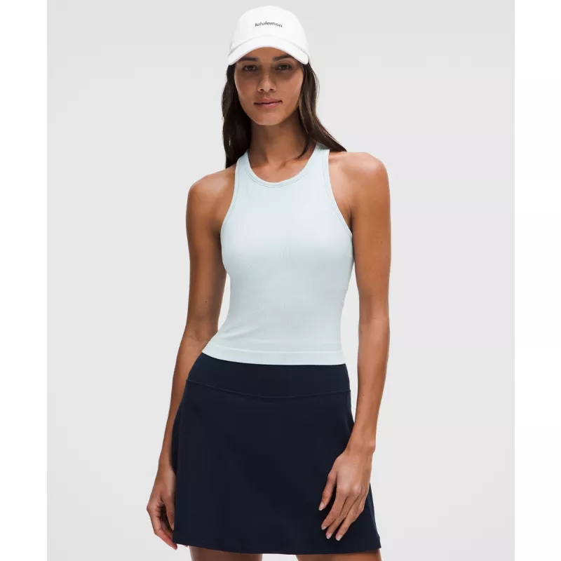 Ebb to Street Cropped Racerback Tank Top Light Support, B/C Cup