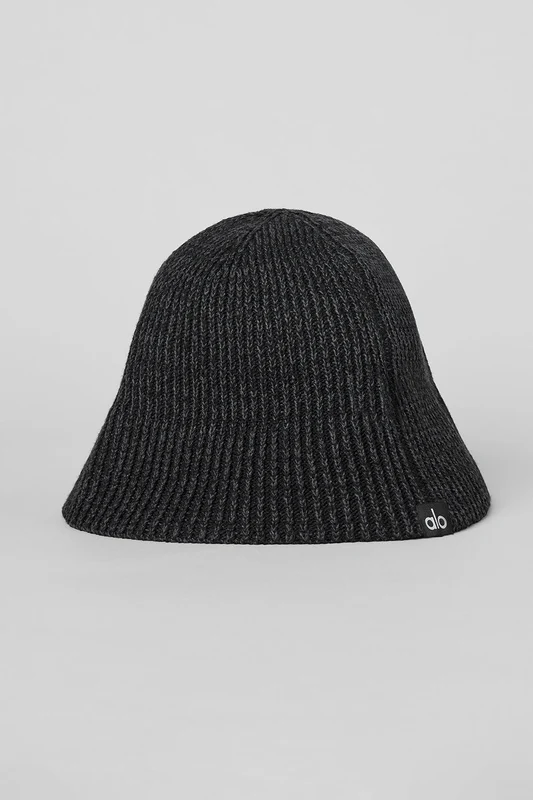 Denim Knit Cloche