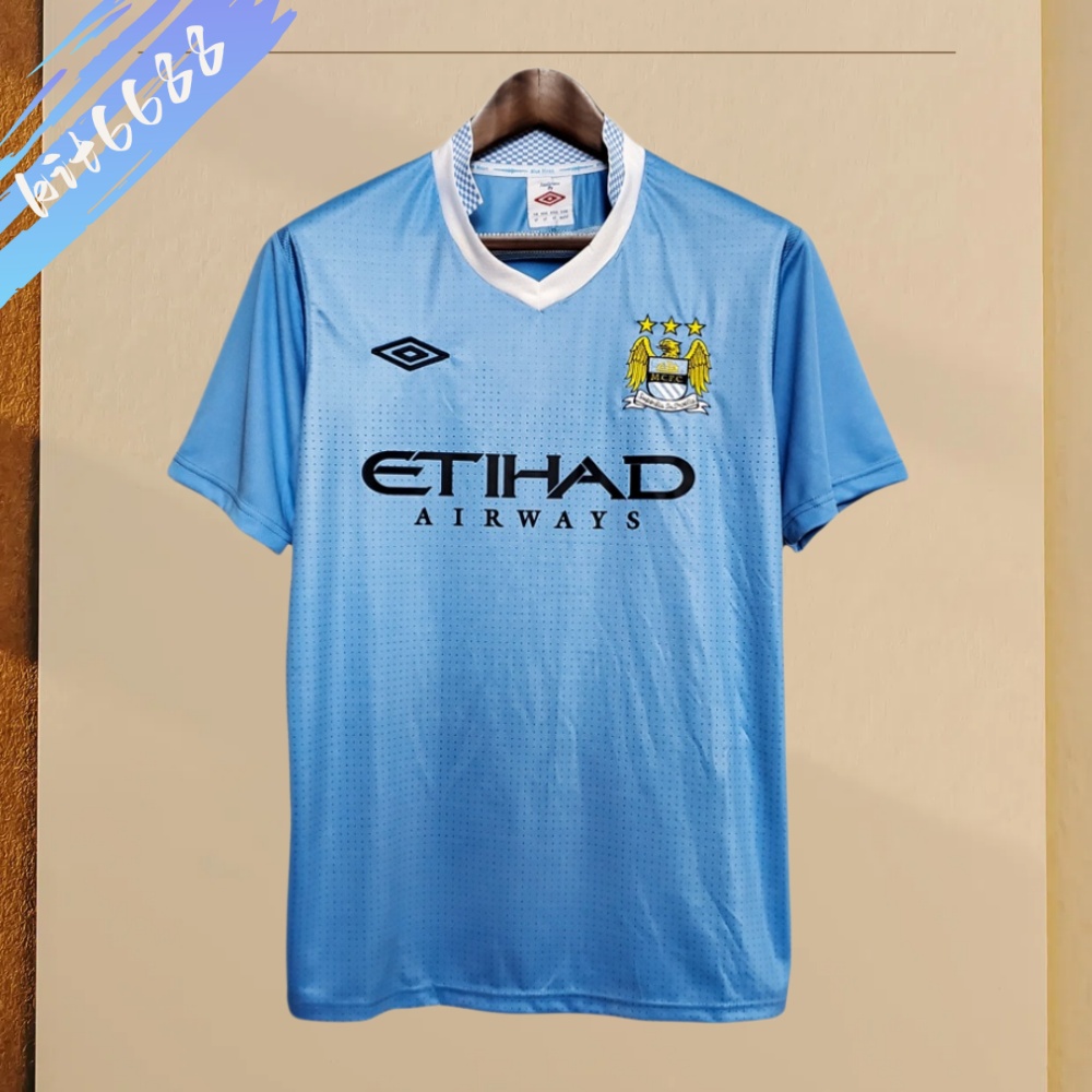 2011/2012 Manchester City Retro Home Football Shirt