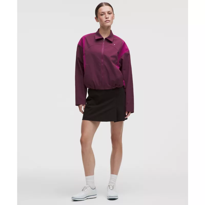 Collared Panelled Golf Jacket