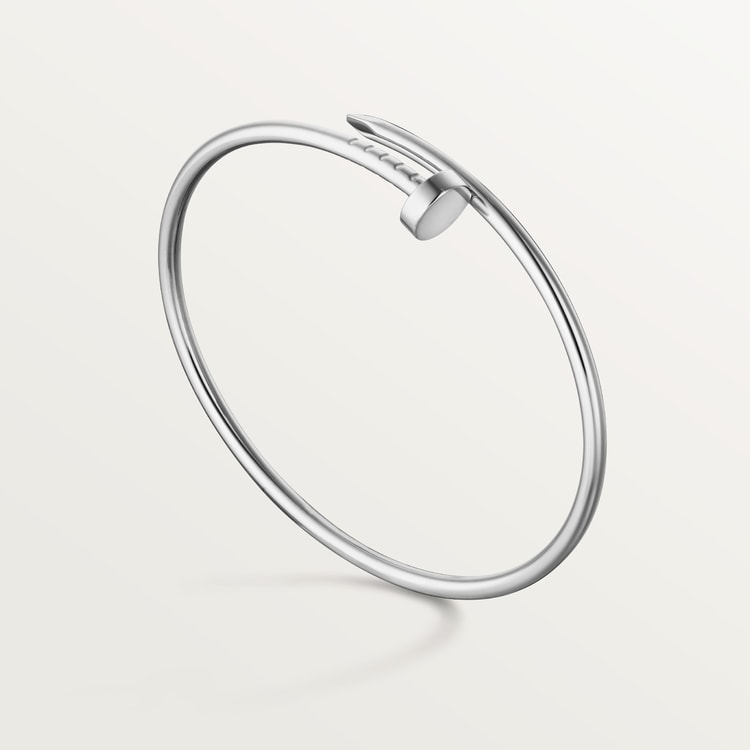 Juste un Clou bracelet, small model 18K white gold 2.5 mm