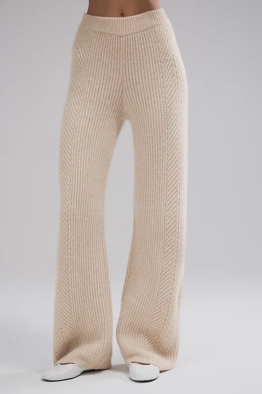 Winter Magic Cashmere Wide Leg Pant