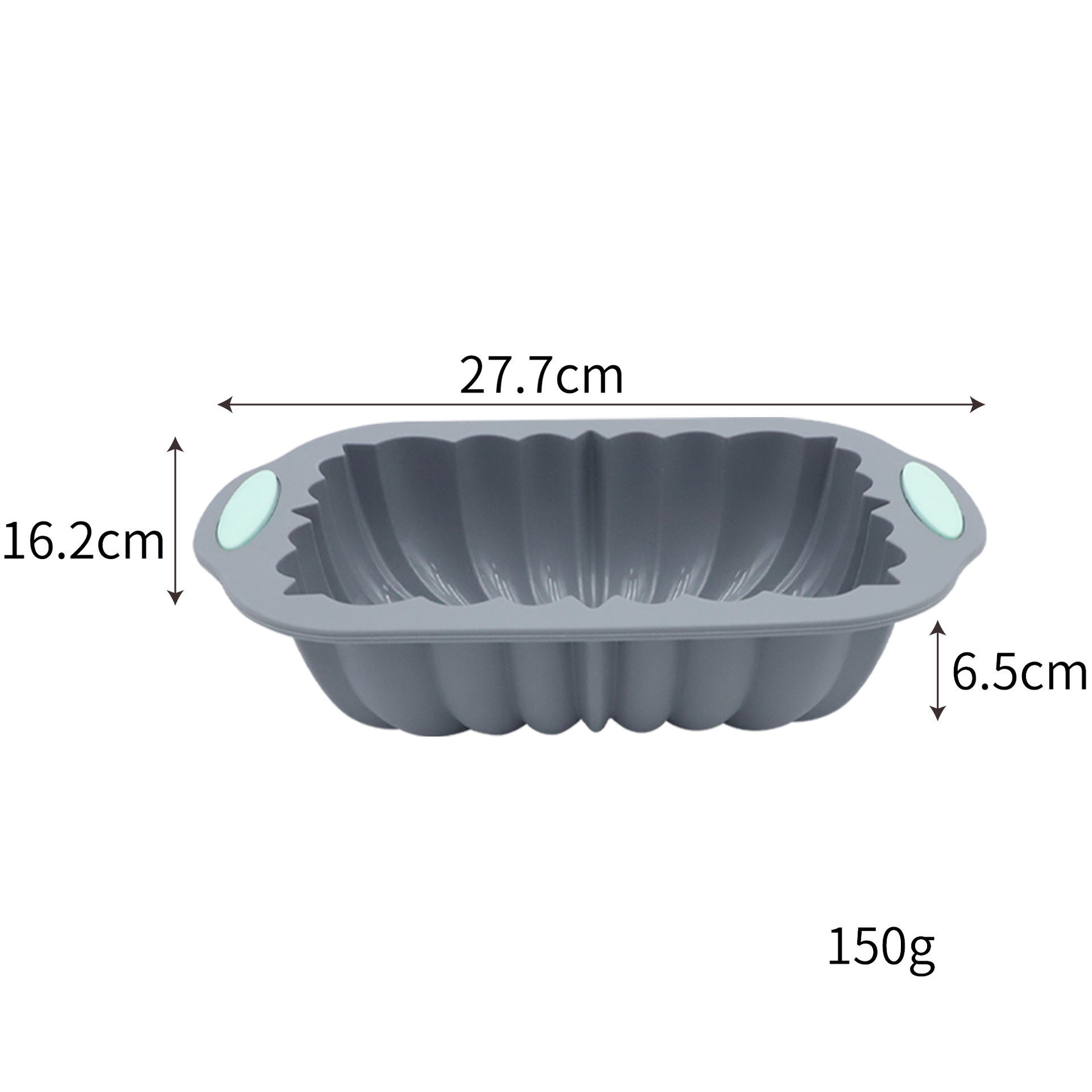 Non-Stick Food Grade Silicone Baking Set, Heat Resistant Cake Mold & Tray