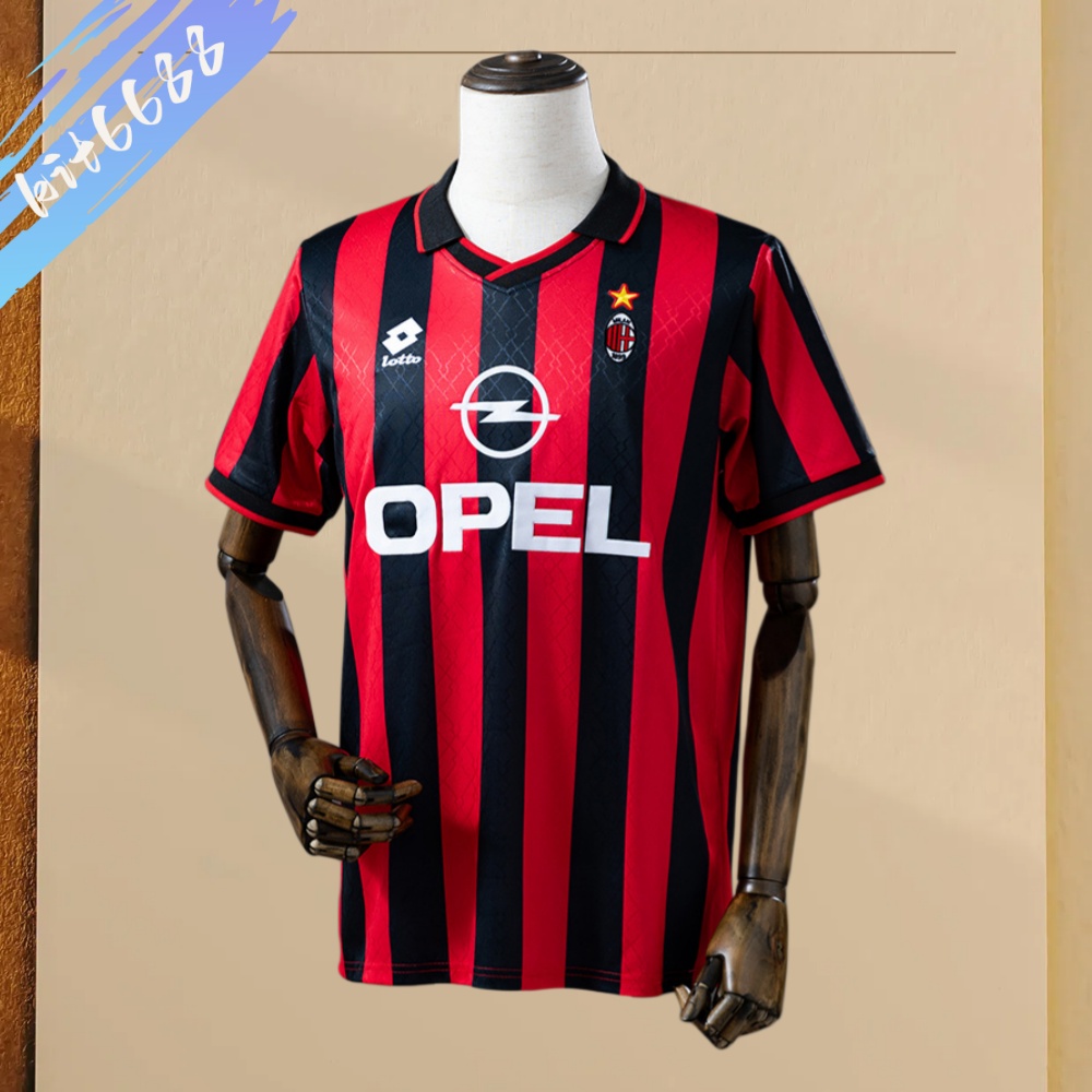 1995/1996 AC Milan Home Retro Football Shirt (Fan Edition)
