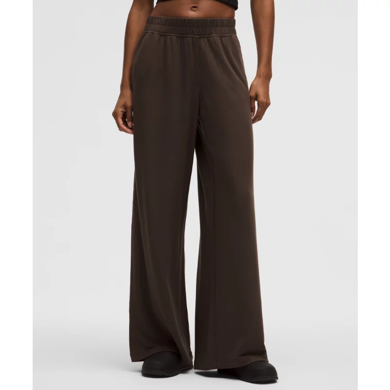 BeCalm Mid-Rise Wide-Leg Pant