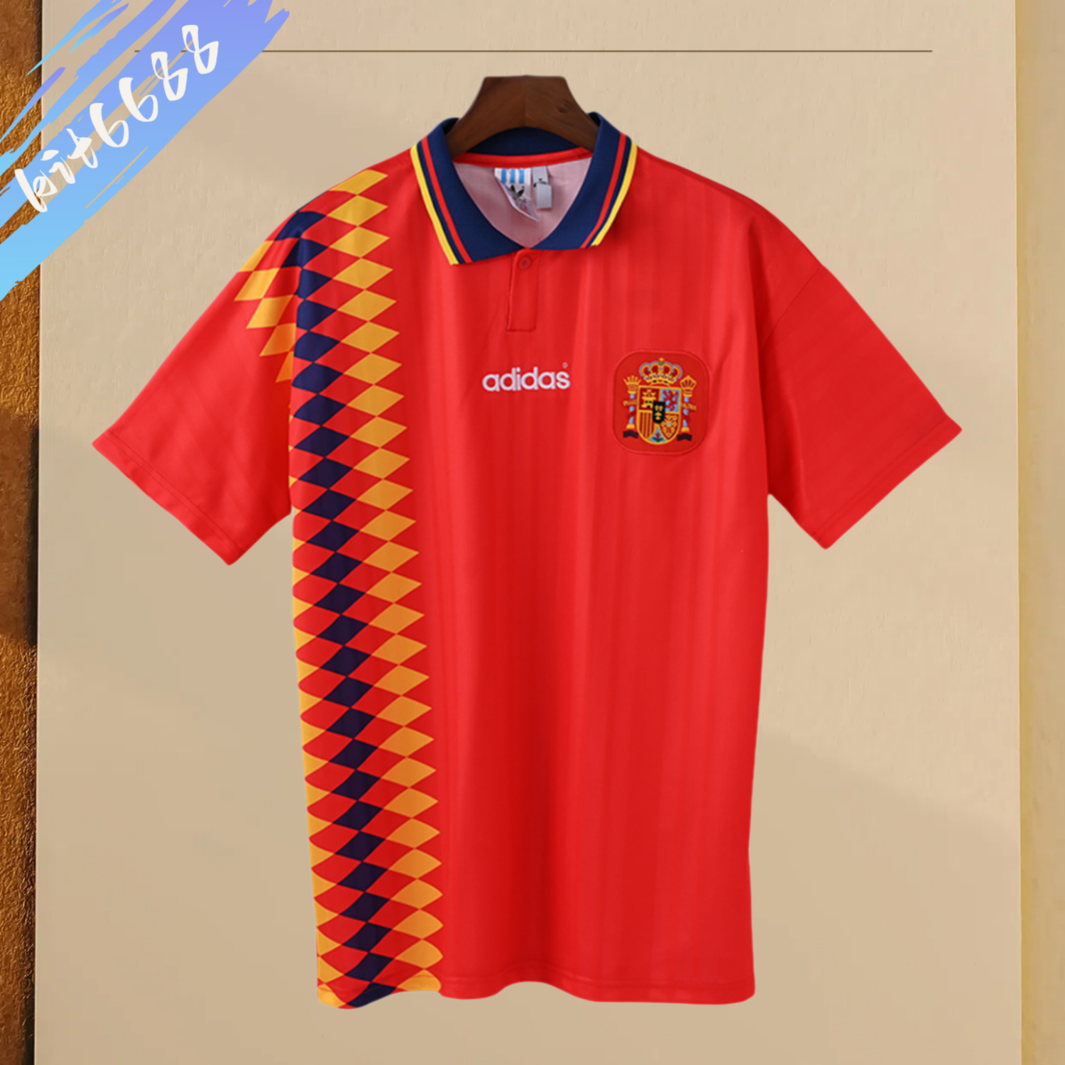 1994 Spain Home Retro Football Shirt