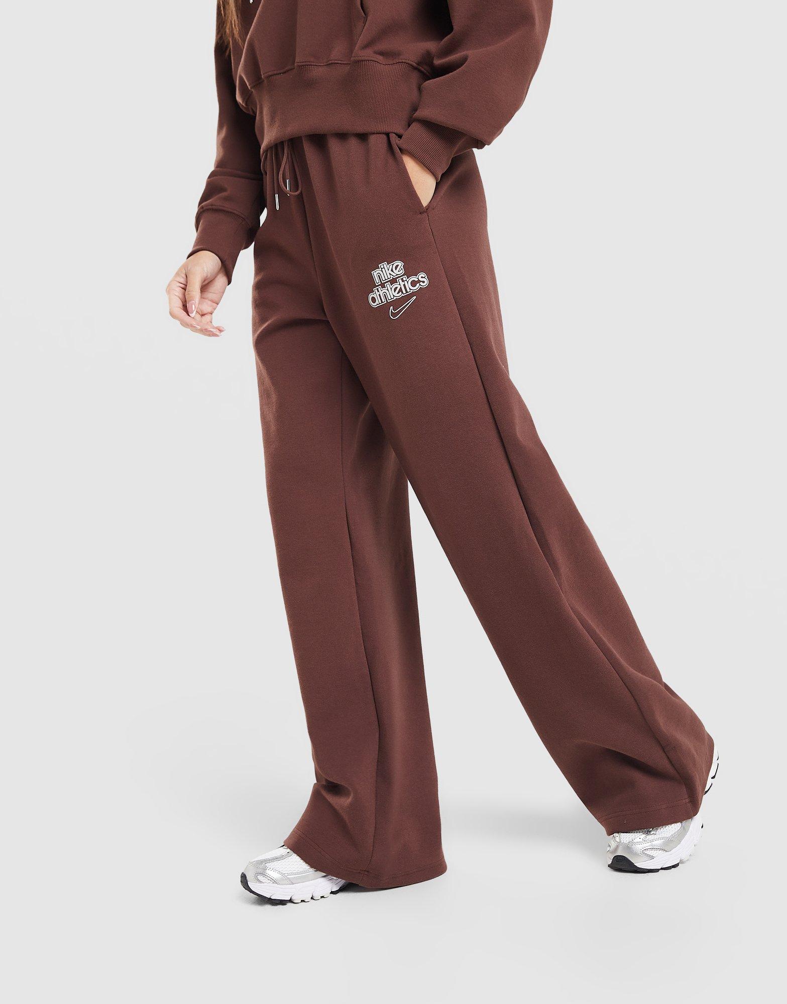 Nike Graphic Swoosh Wide Leg Jogginghose