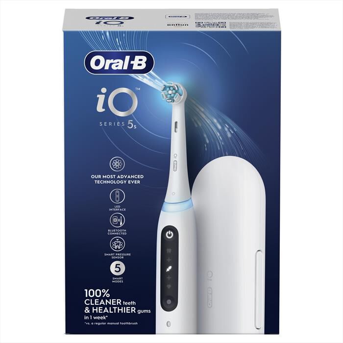 ORAL-B - Spazzolino elettrico IO5 S-BIANCO