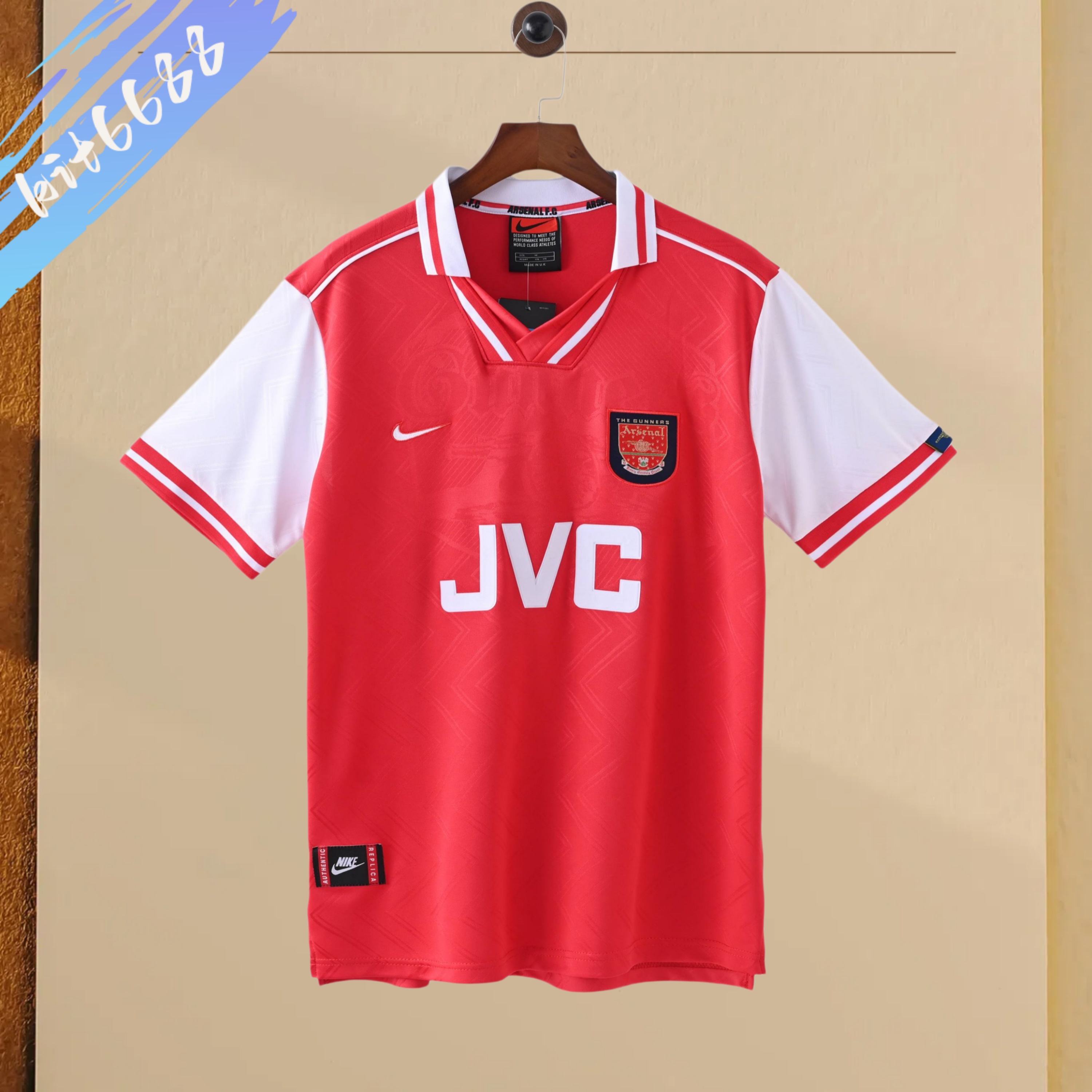 1996/1997 Arsenal Home Retro Football Shirt