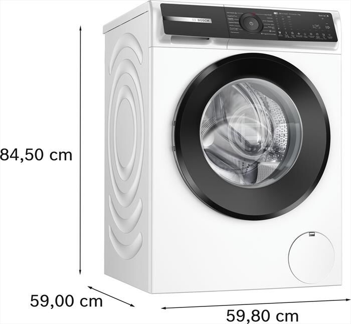 BOSCH - Lavatrice Serie 6 WGH24400IT 9Kg 1400g/m Classe A-BIANCA