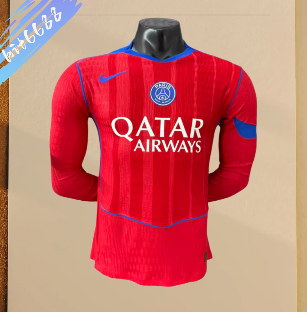 2025/2026 PSG Paris Saint-Germain Third Away long sleeves Football Shirt (Player Edition)