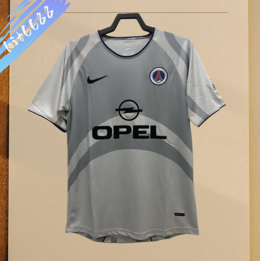 2001/2002 PSG Paris Saint-Germain  Away Retro Football Shirt
