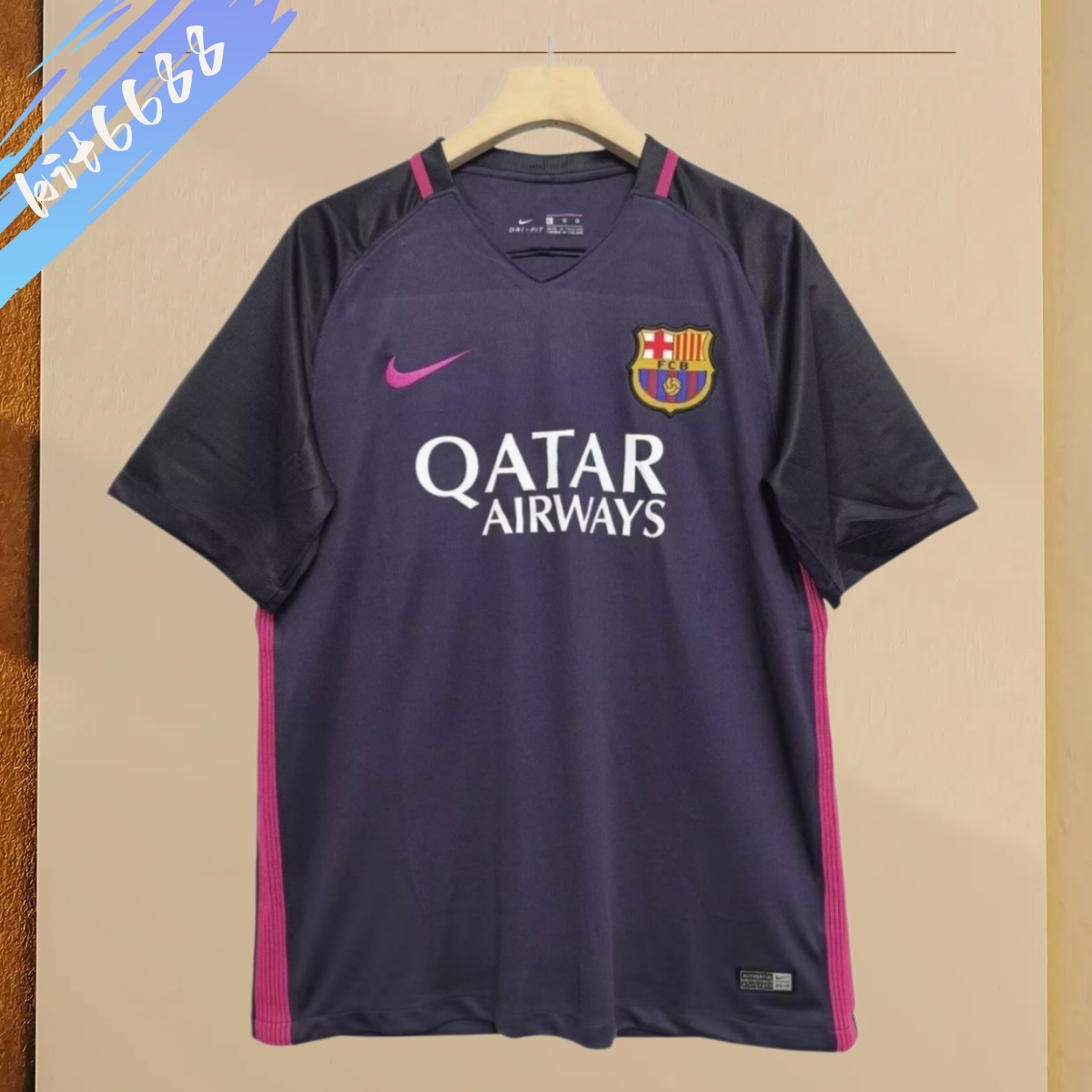 2016/2017 Barcelona purple retro football jersey (retro)