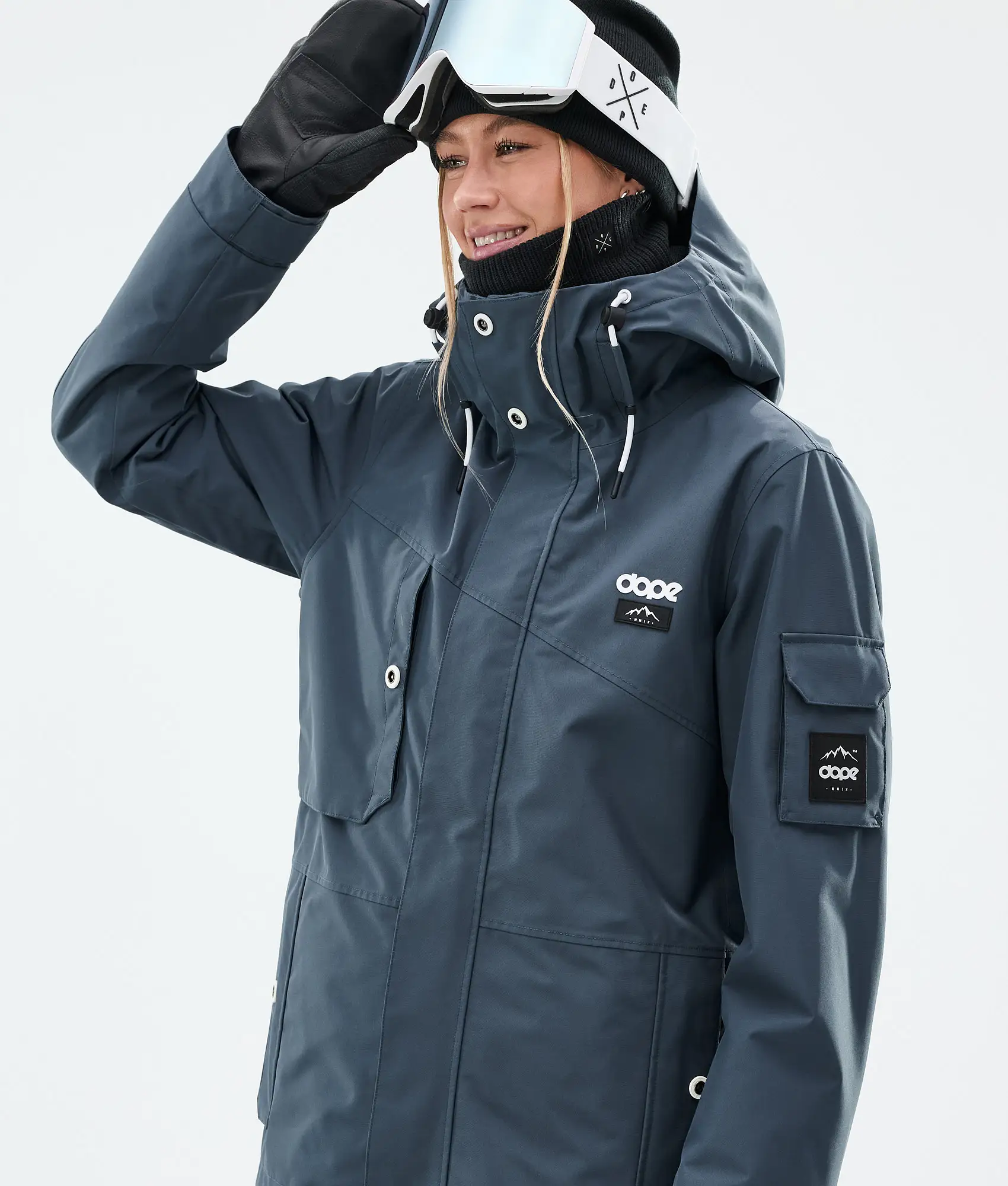 Adept W Snowboard Jacket Women Metal Blue