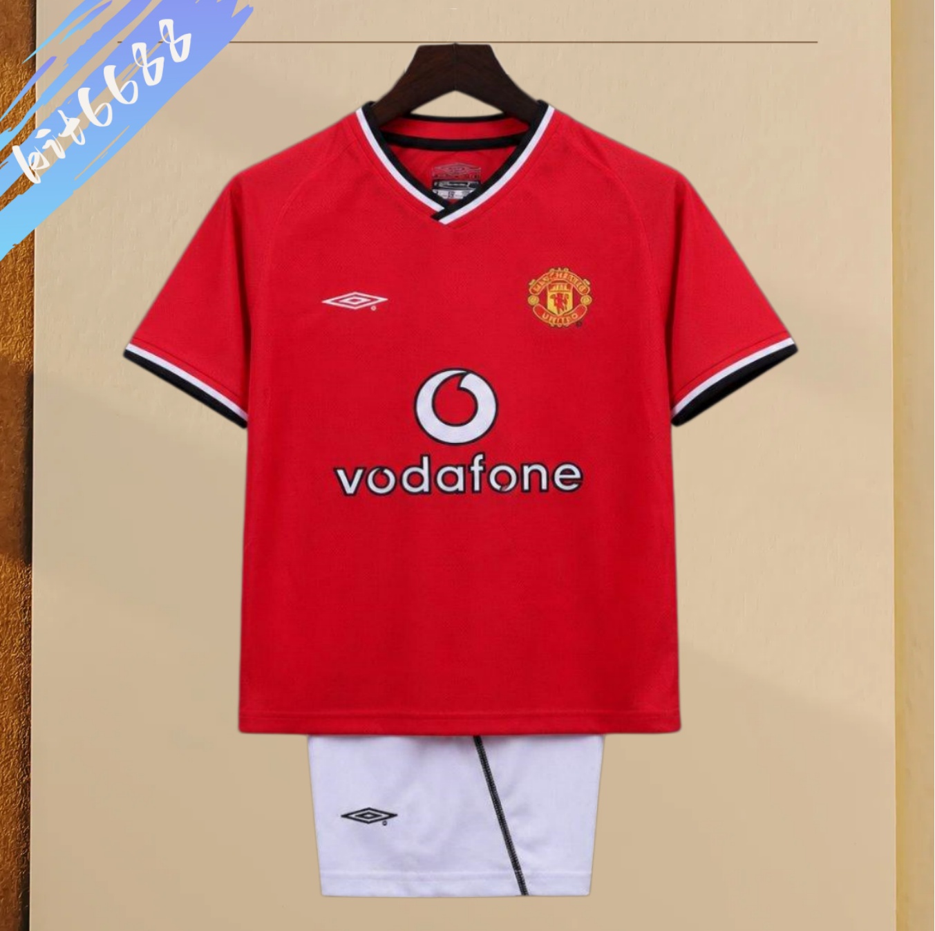 02/03 Manchester United home Retro Football Shirt ( Kids Kit )