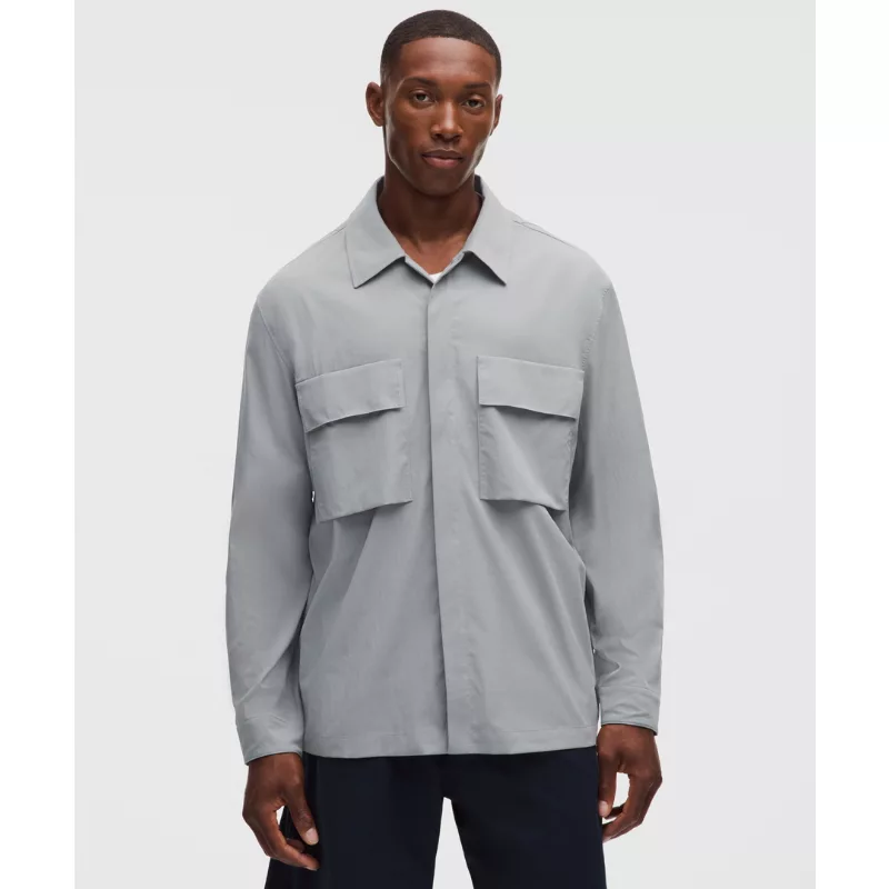 Unshaken Long-Sleeve Collared Shirt