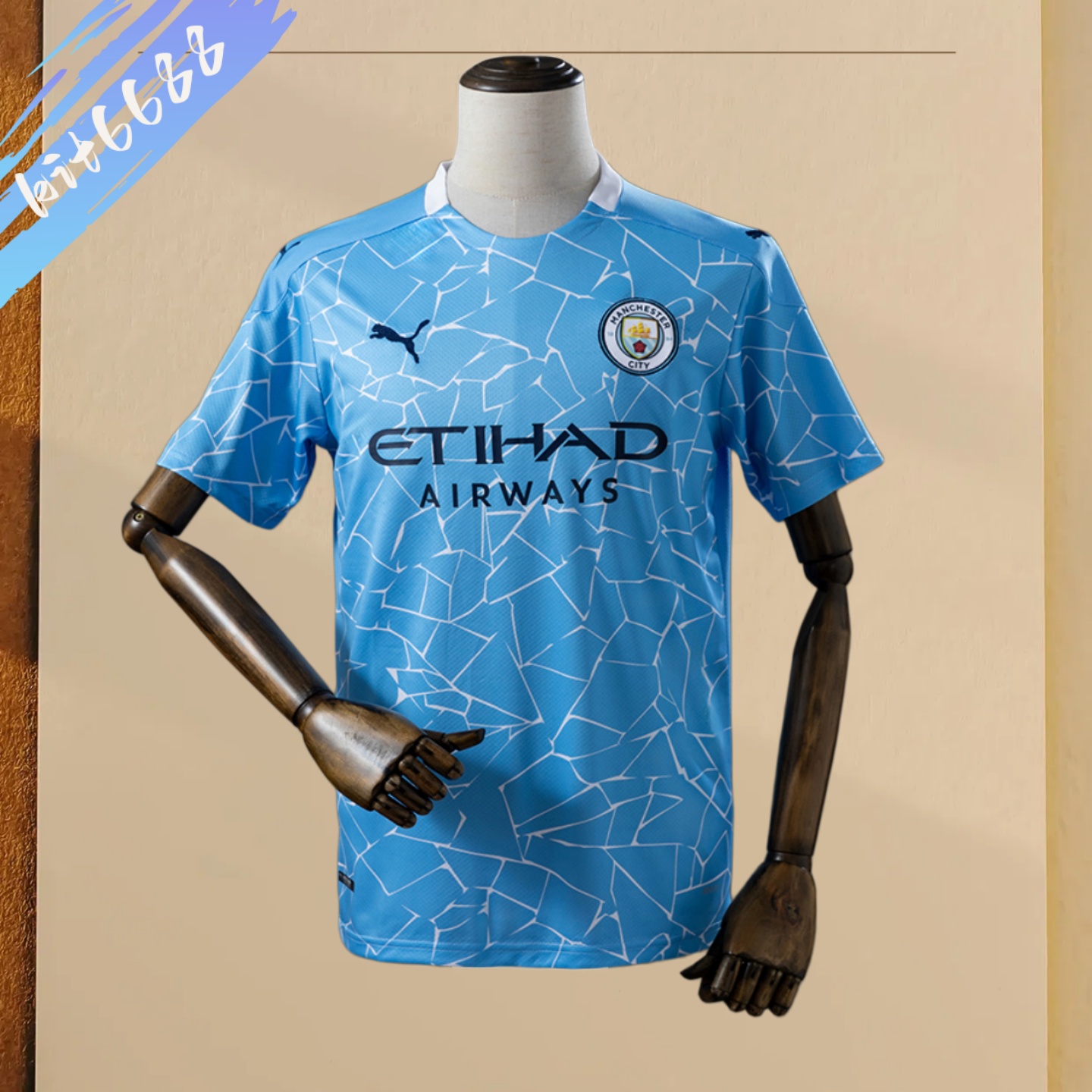 20/21 Manchester City Home Retro Football Shirt