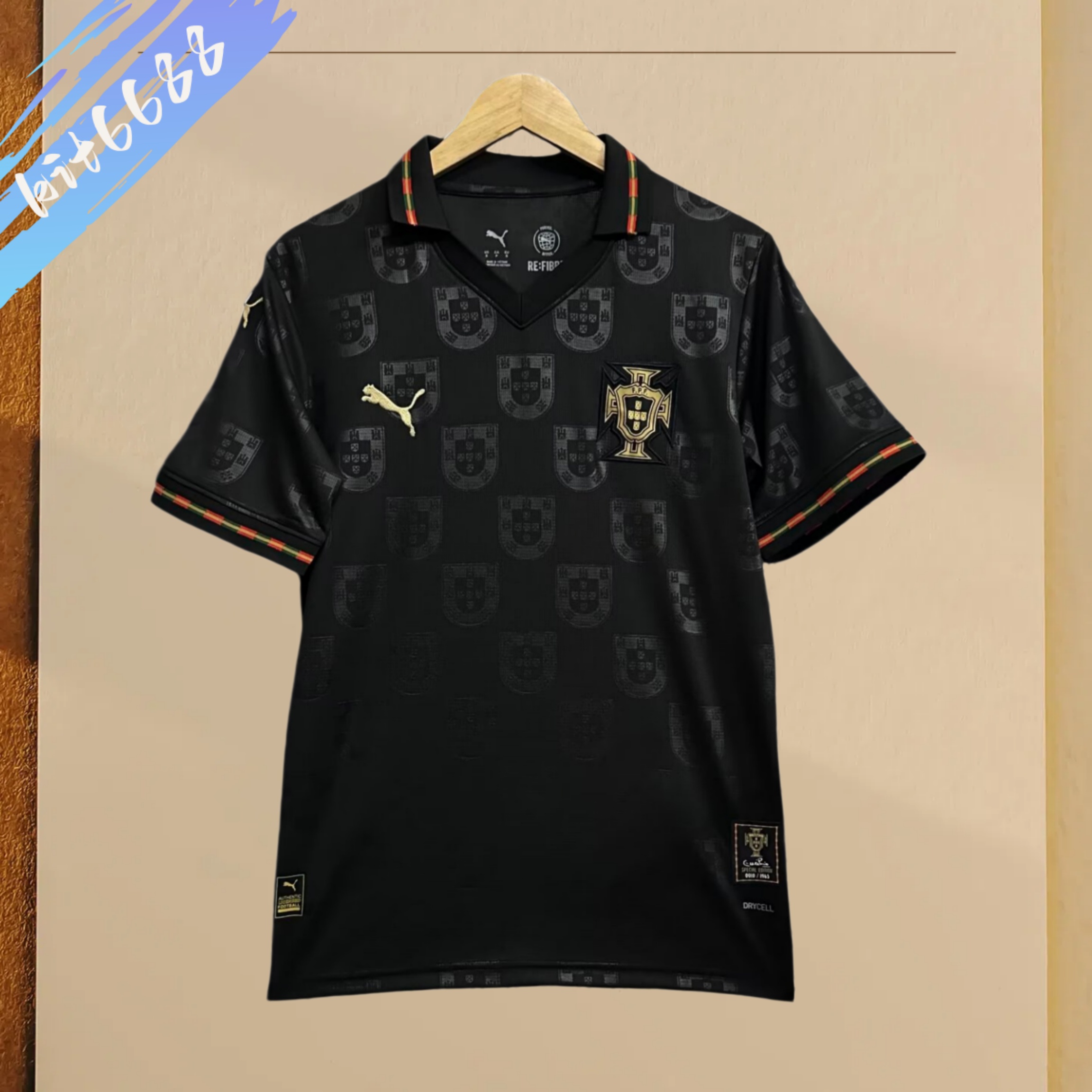 2026 Portugal Special Edition-black Football Shirt  (Fan Edition)