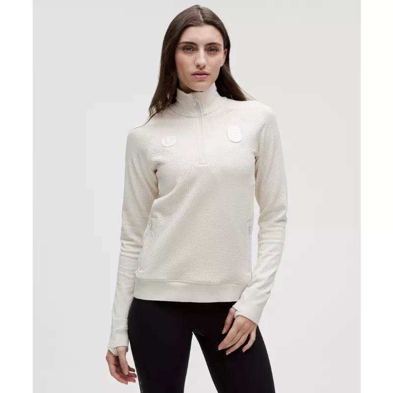 Team Canada Women's Engineered Warmth Half Zip COC Logo