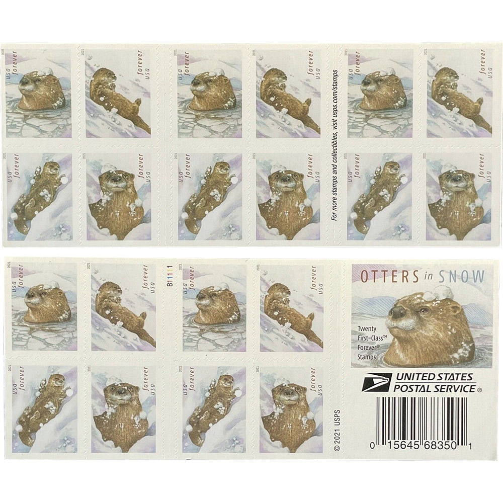 🎁[US Free Shipping]100PCS-Otters in Snow
