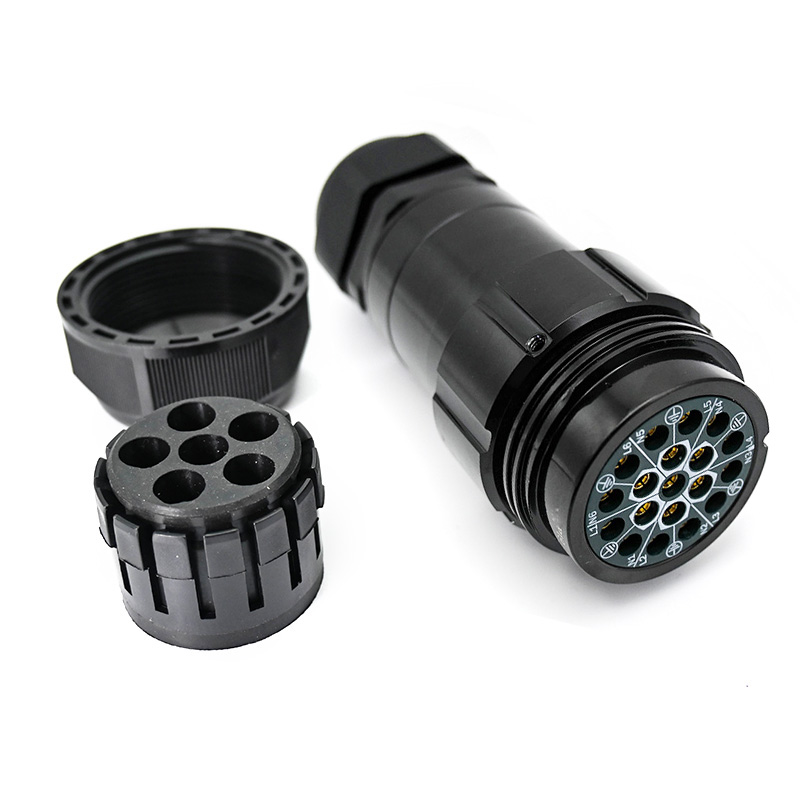 19 Pin Soca Male Female Plug Connector 1 PC TR330 - Tourystage