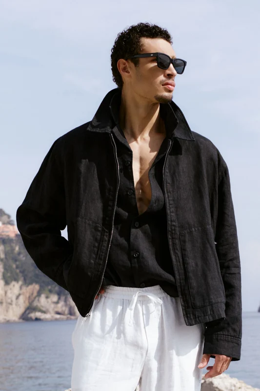 Linen Days Full Zip Jacket