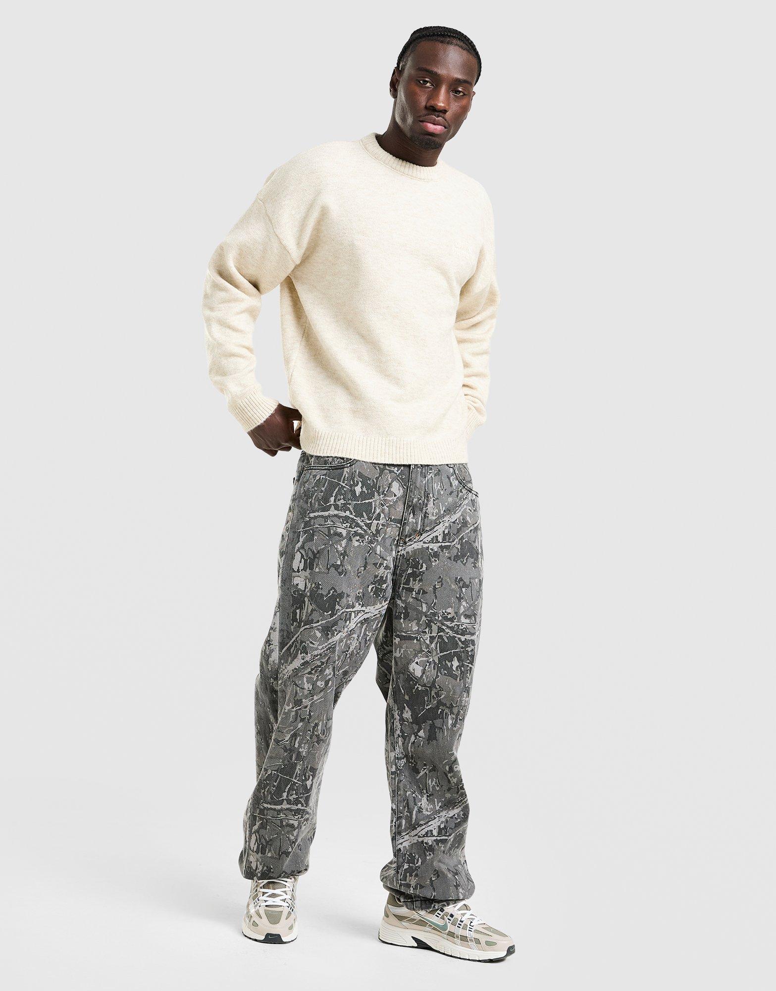 Unlike Humans Farrow Knit Oversized Crew Sweatshirt