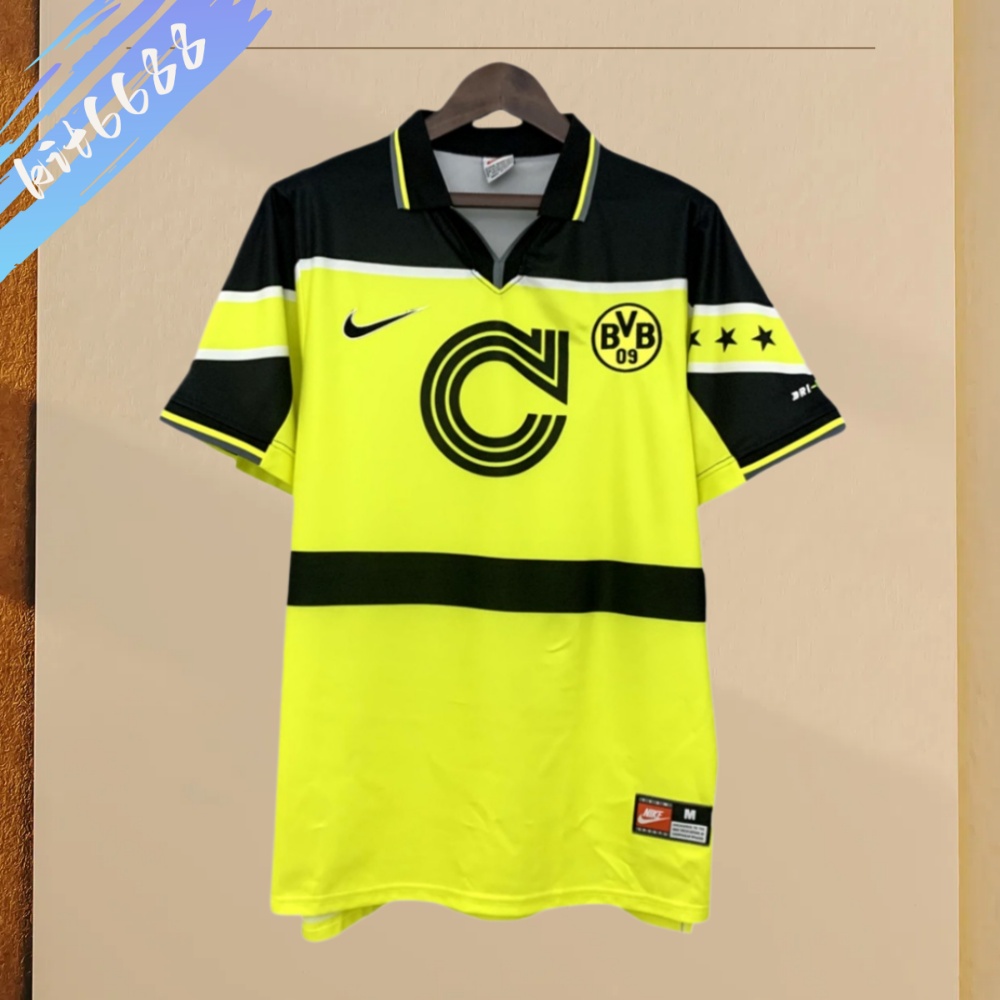 1996/1997 Dortmund Home Retro Football Shirt