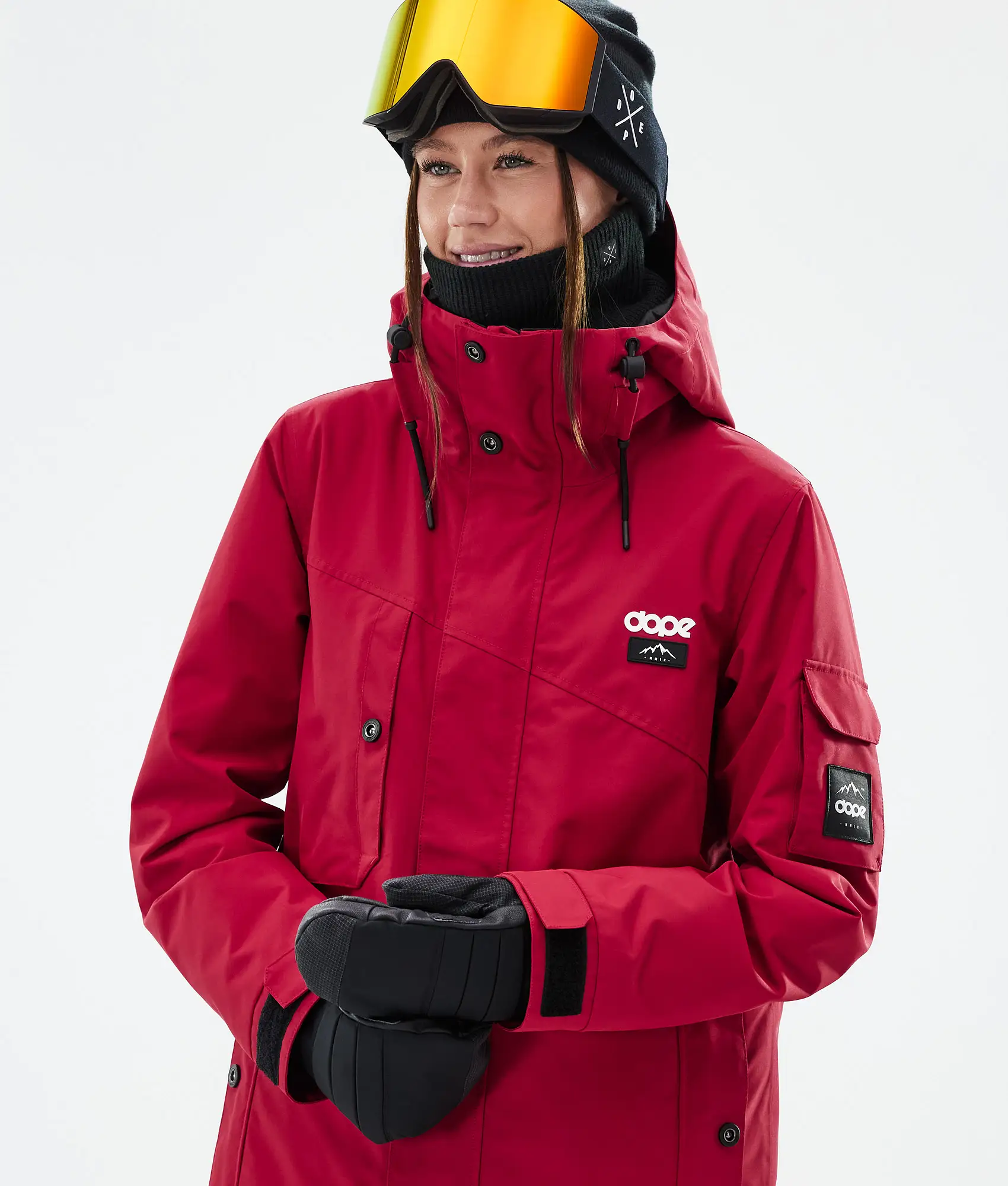 Adept W Snowboard Jacket Women Deep Red