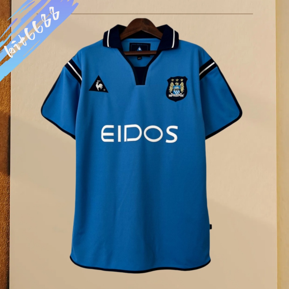 01/02 Manchester City Home Retro Football Shirt