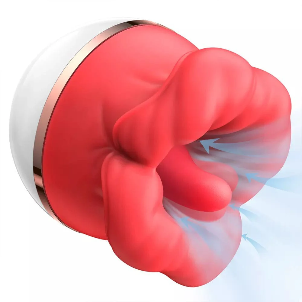 Mlovexy - Big-Mouth Tongue Sucking Female Masturbator Massager Rechargeable Vibrator