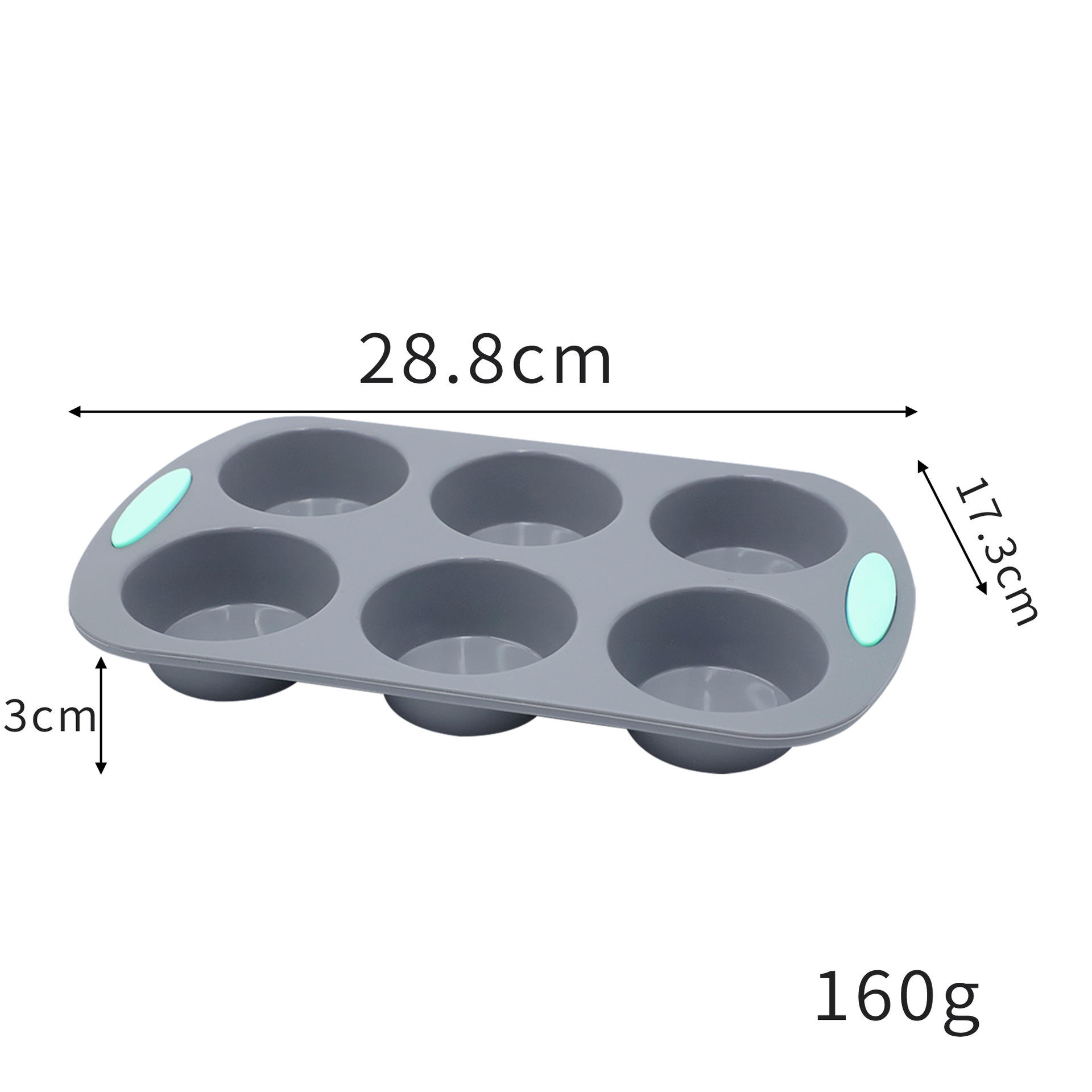 Non-Stick Food Grade Silicone Baking Set, Heat Resistant Cake Mold & Tray