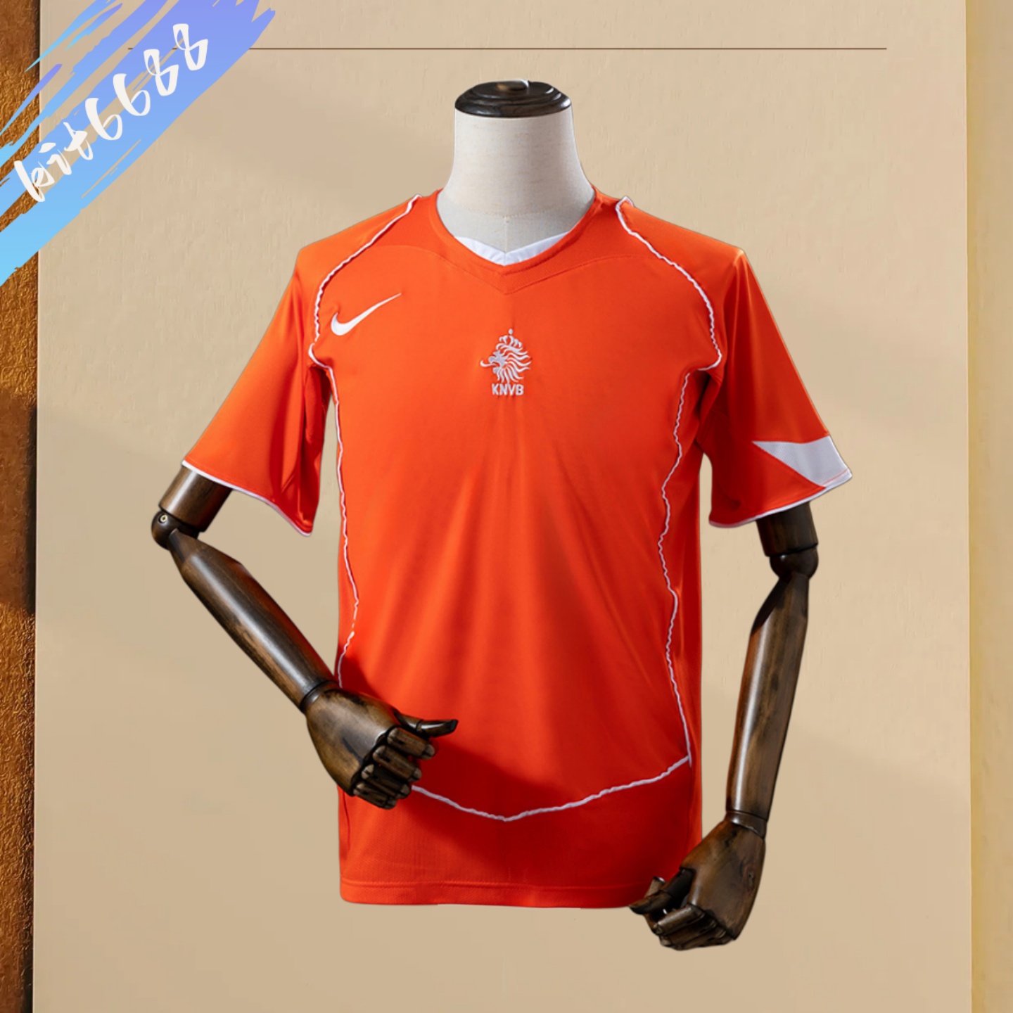 2004 Netherlands home Retro Football Shirt