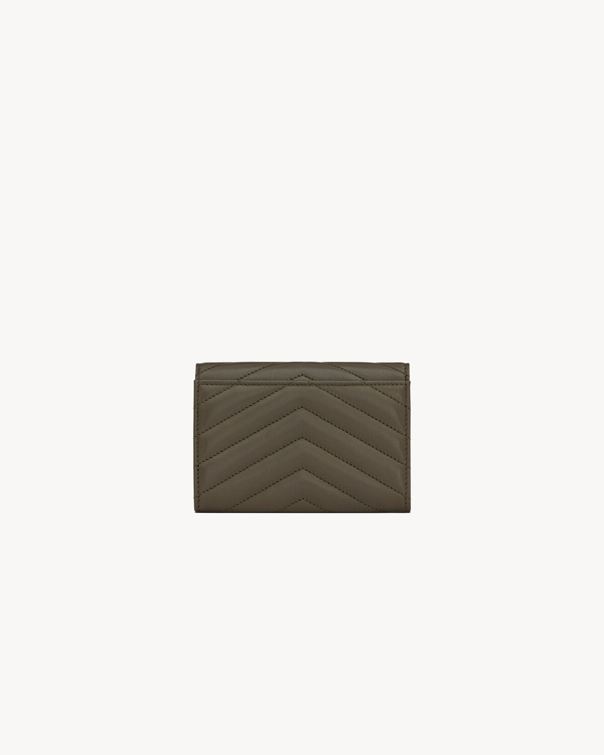 cassandre matelassé small envelope wallet in lambskin LIGHT MUSK