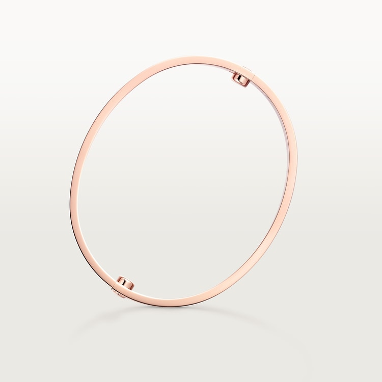 LOVE bracelet, classic model,10 diamonds Rose gold 6.1 mm