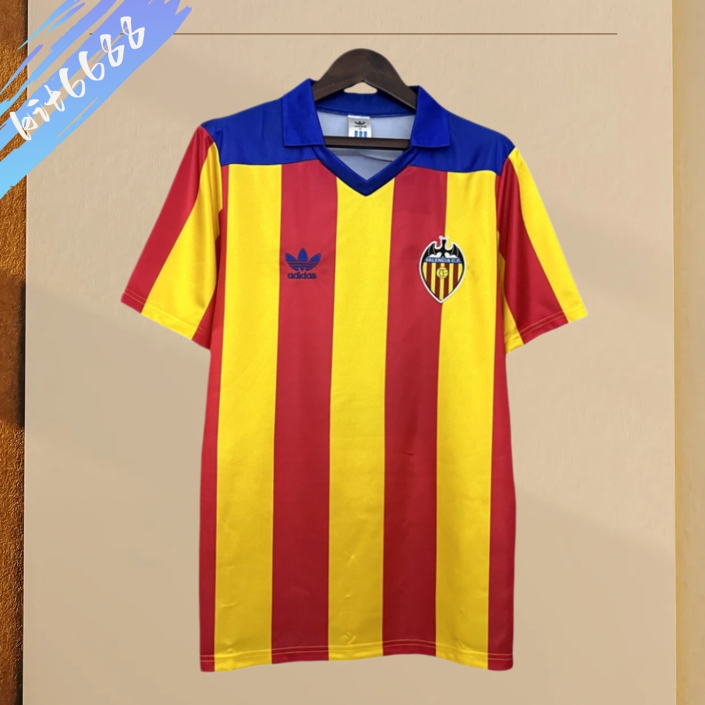 1980/1982 Valencia Home Retro Football Shirt